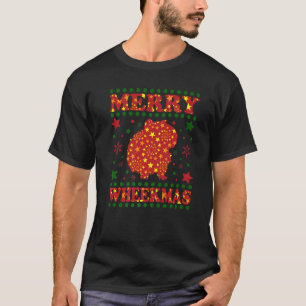 Guinea Pigs Merry Wheekmas Christmas Cavy Guinea P T-Shirt