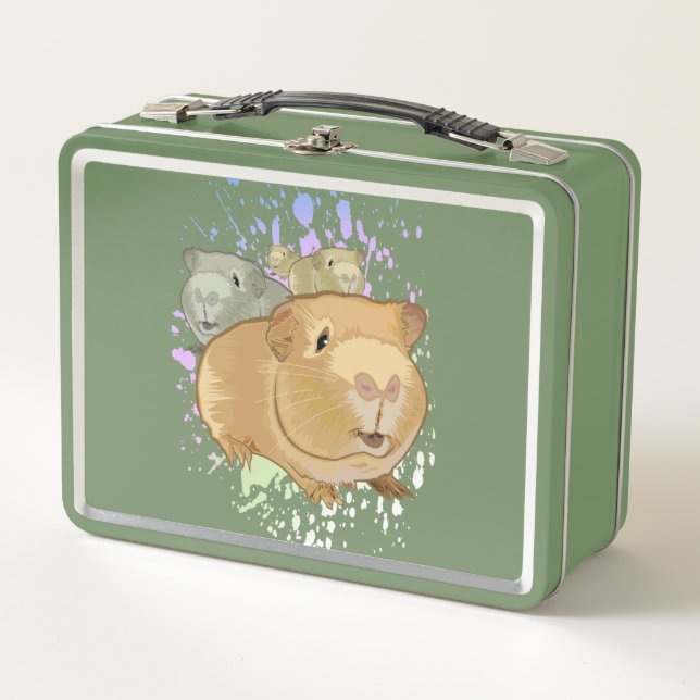 Guinea Pigs   Metal Lunch Box (Front)