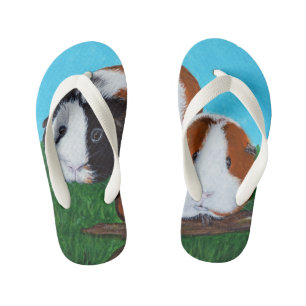 Guinea Pigs Painting Kid's Jandals
