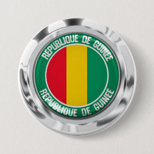 Guinea Round Emblem 7.5 Cm Round Badge