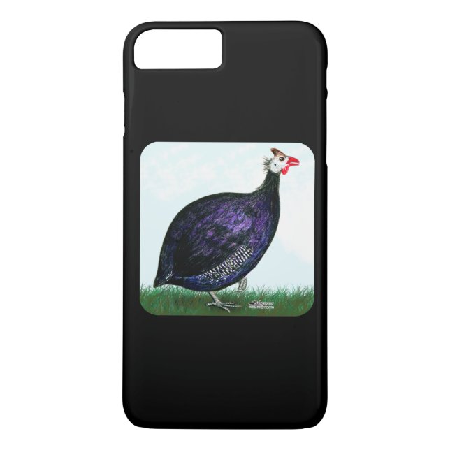 Guinea Royal Purple and Sky Case-Mate iPhone Case (Back)