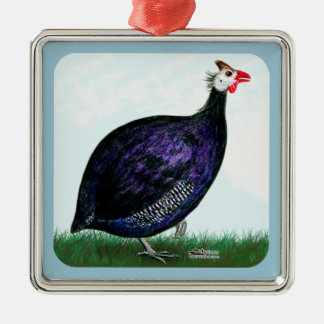 Guinea Royal Purple and Sky Metal Tree Decoration