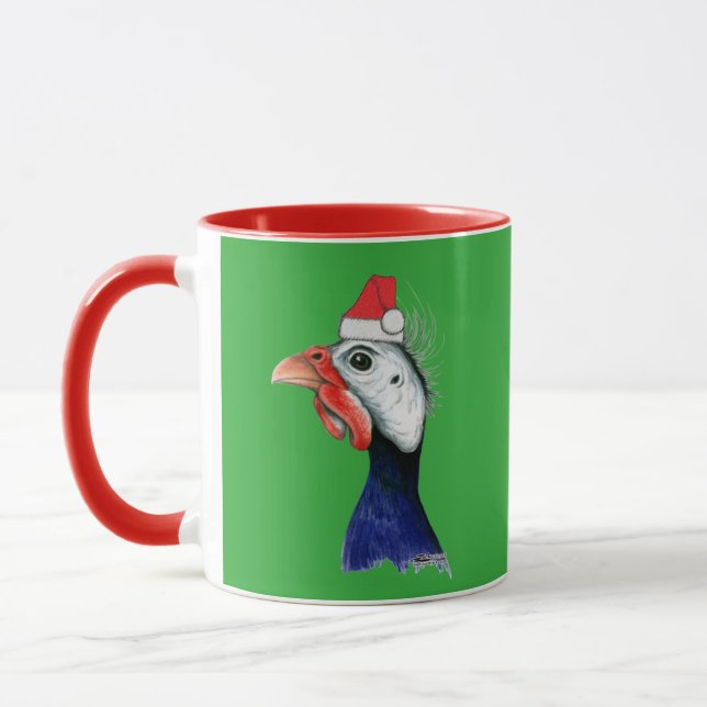 Guinea Santa Claus Mug (Left)