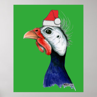 Guinea Santa Claus Poster