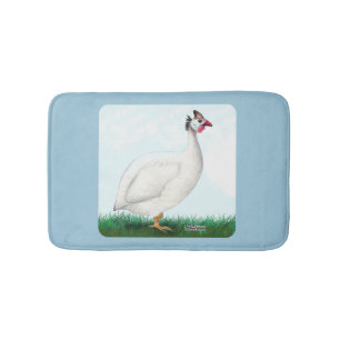 Guinea White Bath Mat