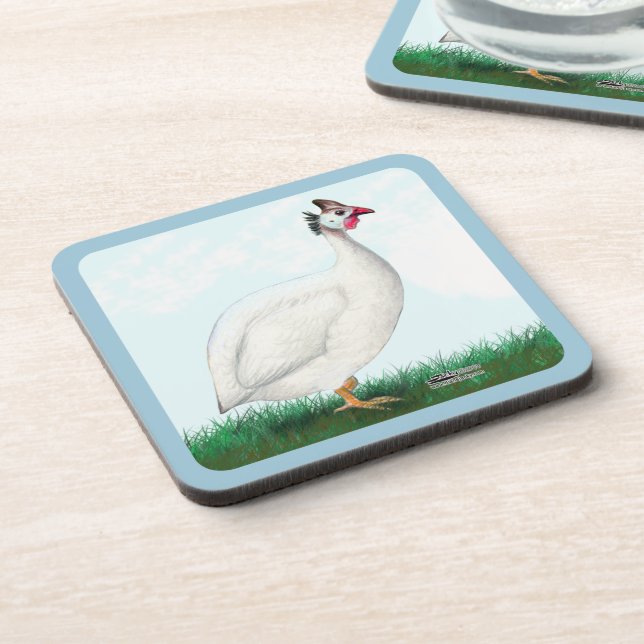 Guinea White Coaster (Left Side)