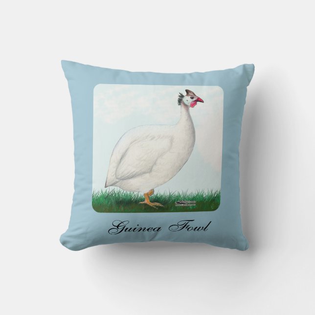 Guinea White Cushion (Front)