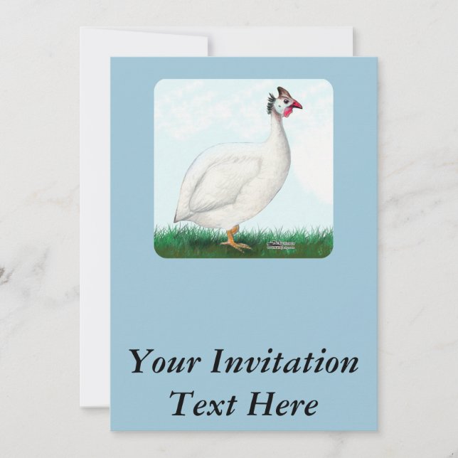 Guinea White Invitation (Front)