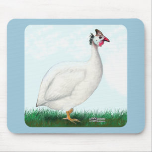 Guinea White Mouse Pad