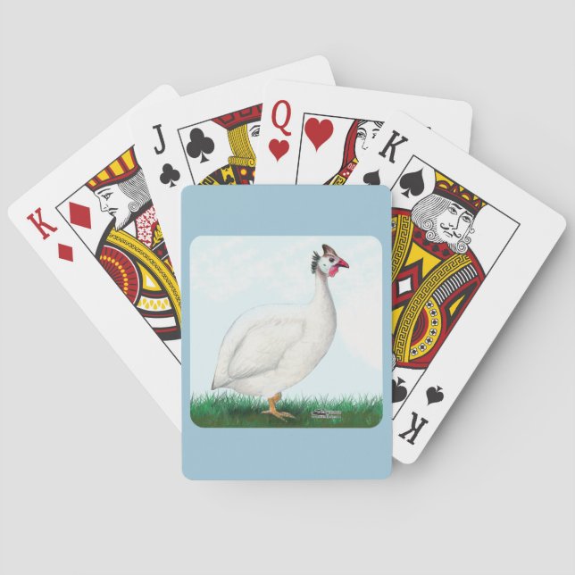 Guinea White Playing Cards (Back)