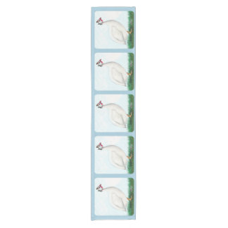 Guinea White Short Table Runner
