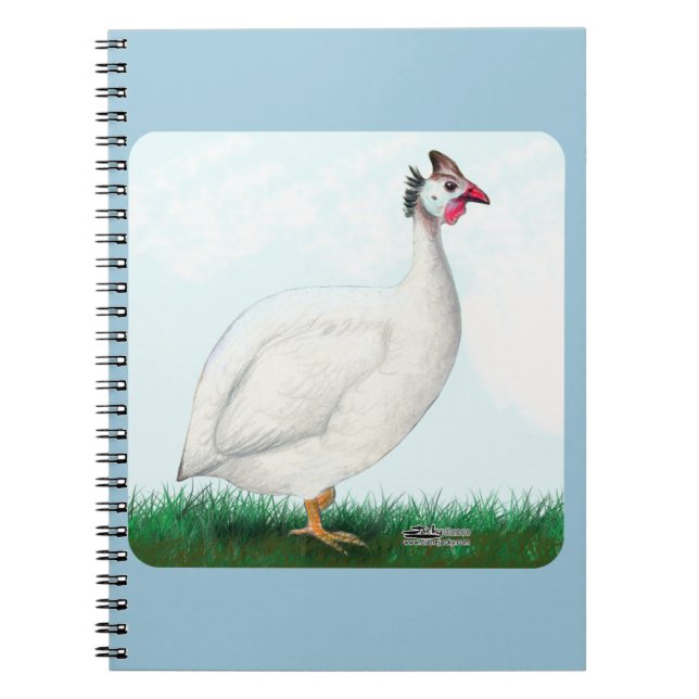 Guinea White Spiral Notebook (Front)