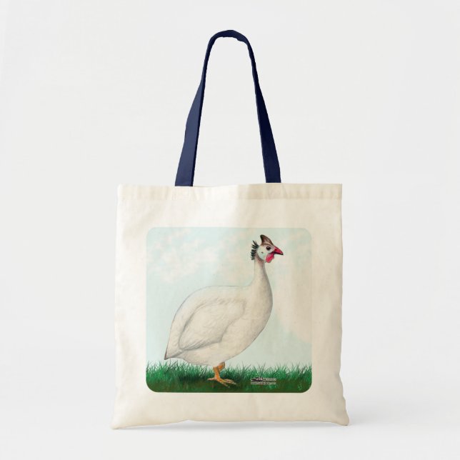 Guinea White Tote Bag (Front)