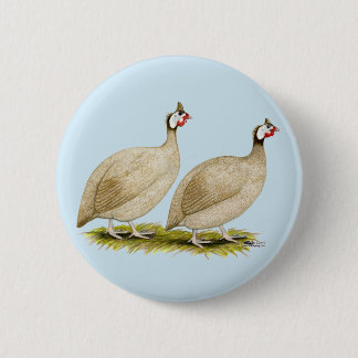 Guineas Buff Dundotte Fowl 6 Cm Round Badge