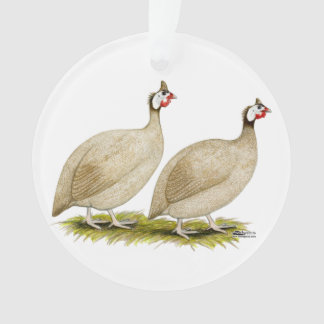 Guineas Buff Dundotte Fowl Ornament