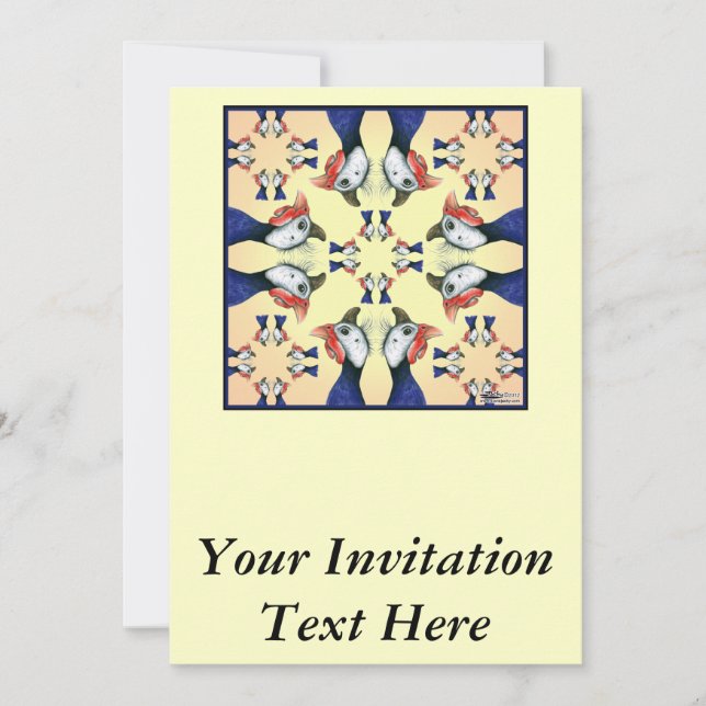 Guineas Everywhere! Invitation (Front)