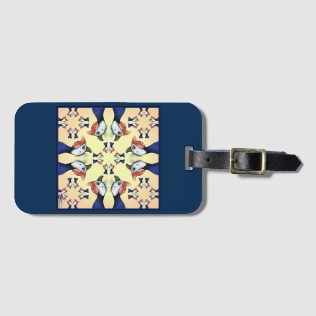 Guineas Everywhere! Luggage Tag (Front Horizontal)