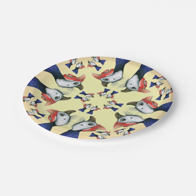 Guineas Everywhere! Paper Plate (Angled)