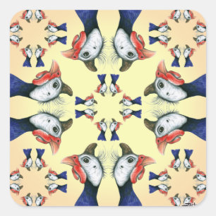 Guineas Everywhere! Square Sticker