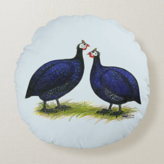 Guineas Royal Purple Pair Round Cushion