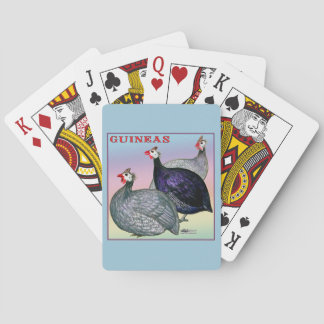 Guineas Three Fowl Playing Cards