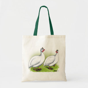 Guineas: White Tote Bag