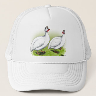 Guineas: White Trucker Hat