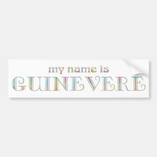 Guinevere Bumper Sticker