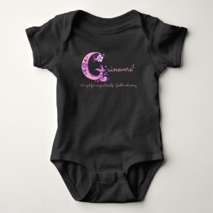 Guinevere girls name & meaning G monogram shirt