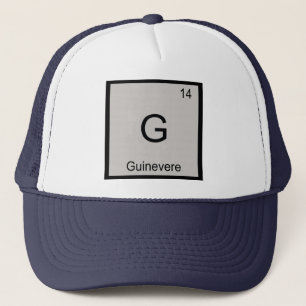 Guinevere Name Chemistry Element Periodic Table Trucker Hat