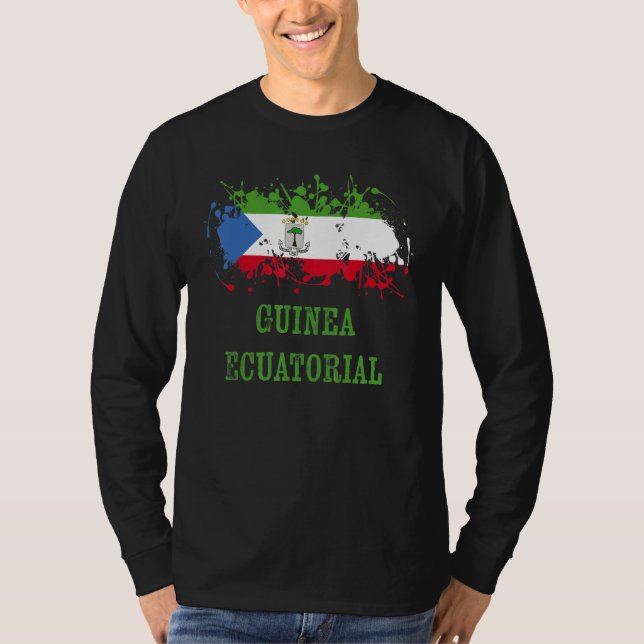 Guinian enthusiasts for Guinea and Equatorial Guin T-Shirt (Front)