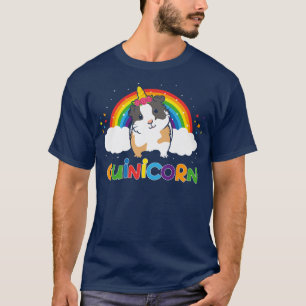 Guinicorn Cute Guinea Pig Unicorn Animal Rainbow T-Shirt