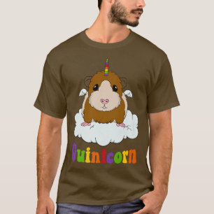 Guinicorn Guinea Pig Owner Lover Rainbow Unicorn T-Shirt