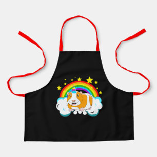 Guinicorn Guinea Pig Unicorn Rainbow Apron