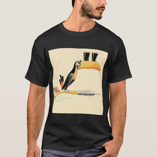 Guinness Darts Toucan T-Shirt (Front)