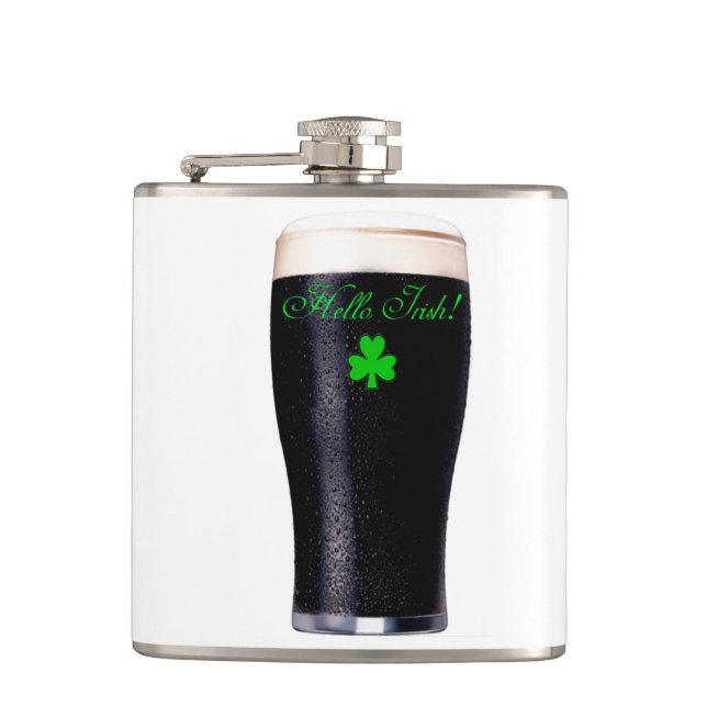 Guinness Pint image for Vinyl Wrapped Flask (Front)