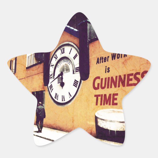 Guinness Time Star Sticker (Front)
