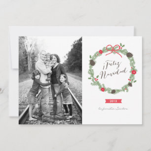 Guirnalda de Navidad Tarjeta de Navidad Holiday Card