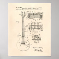 Guitar 1955 Patent Art - Old Peper