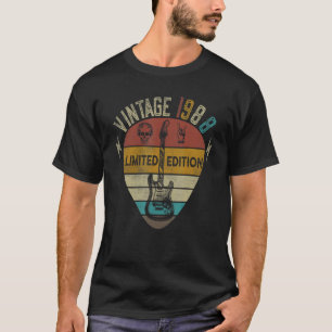 Guitar 35 Year Old Vintage 1988 T-Shirt