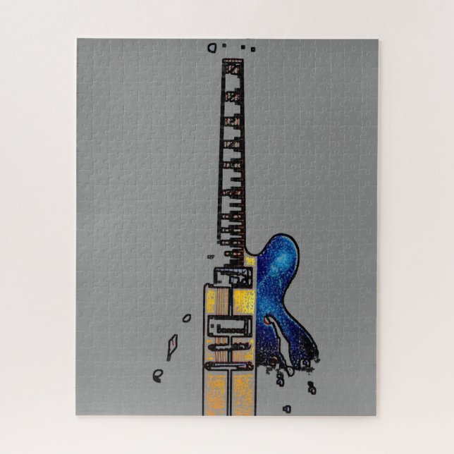 Guitar 4 16x20 520pc jpcna jigsaw puzzle (Vertical)