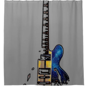 Guitar 4 sccn shower curtain