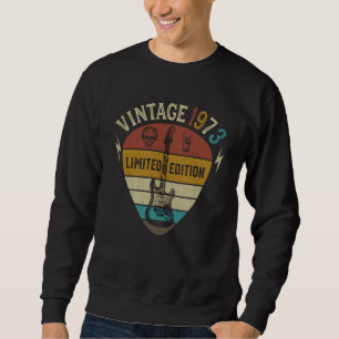 Guitar 50th Birthday Best of 1973 Sweatshirt