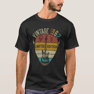 Guitar 60th Birthday Best of 1962 T-Shirt