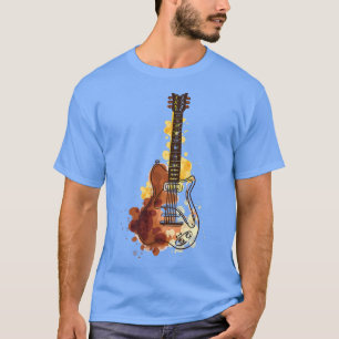 Guitar Acoustic Guitarist Music Guitar Lover Retro T-Shirt