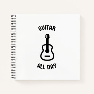 Guitar all day notebook