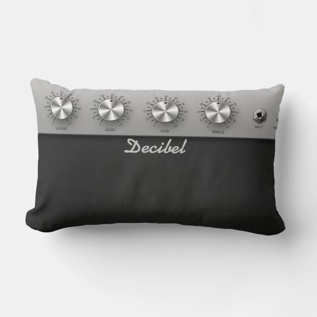 Guitar Amplifier Lumbar Cushion (Front)