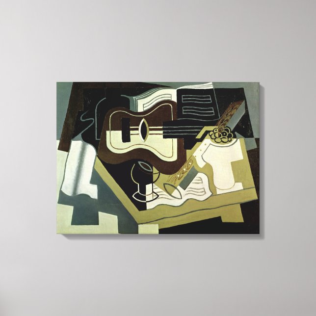 Guitar and Clarinet, 1920 Canvas Print (Front)