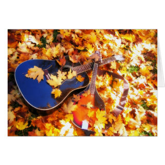 Guitar and Mandolin in the Leaves