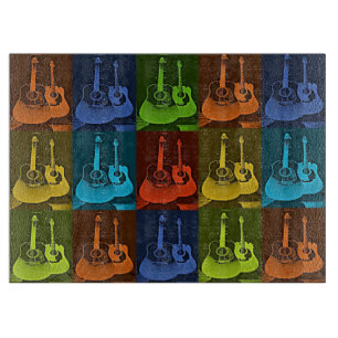 Guitar Art  Cutting Board
